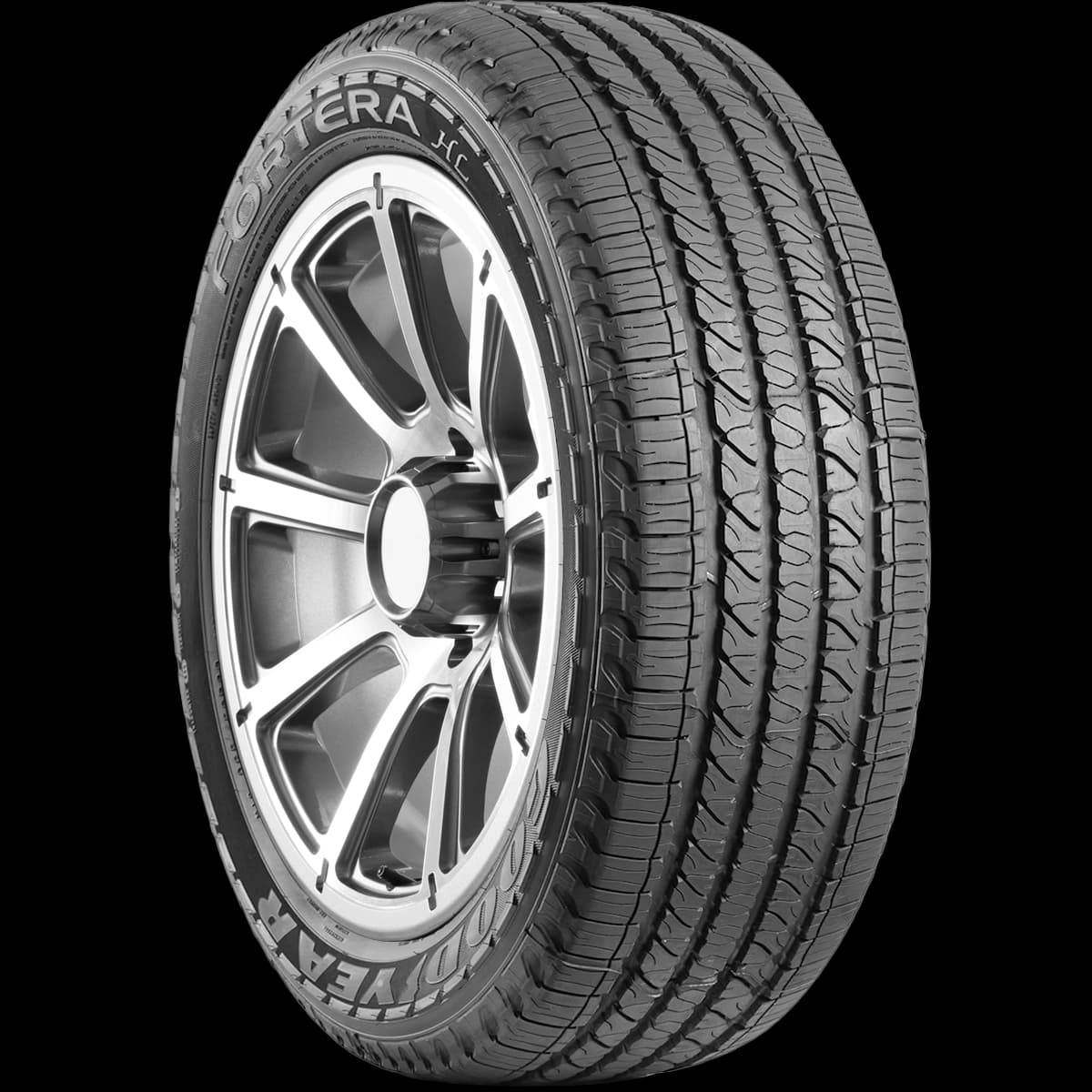 Goodyear Fortera HL 20" angled tire