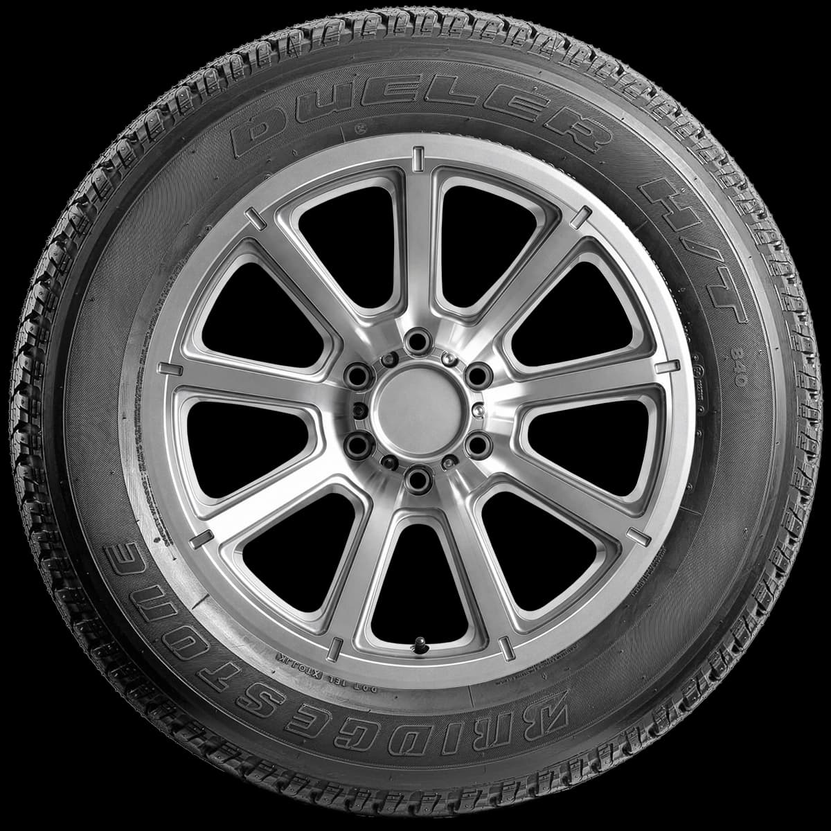 Bridgestone Dueler H/T D840 17" side tire