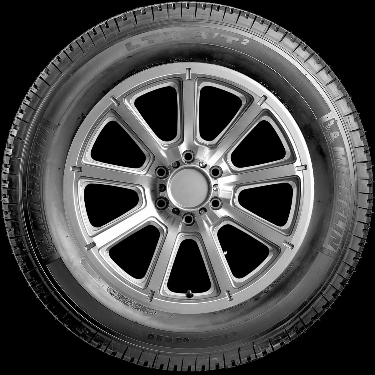 Michelin LTX A/T2 20" side tire