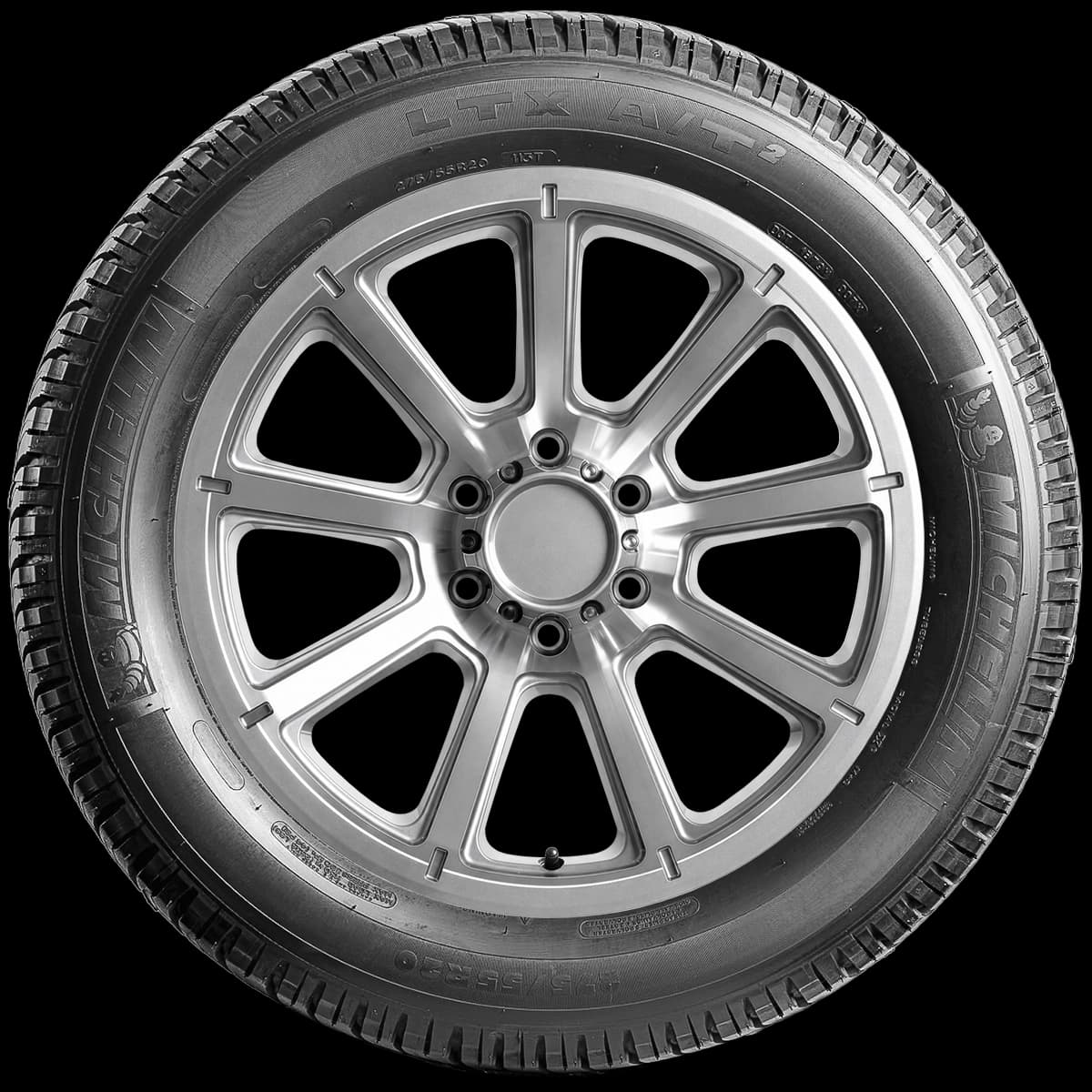 Michelin LTX A/T2 20" side tire