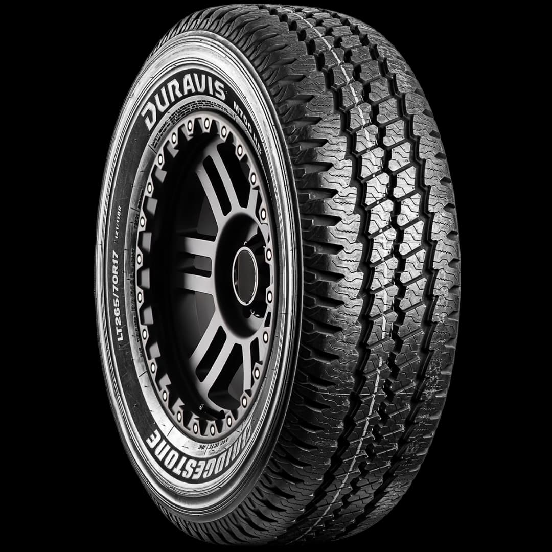 Bridgestone Duravis M700 17" angled tire