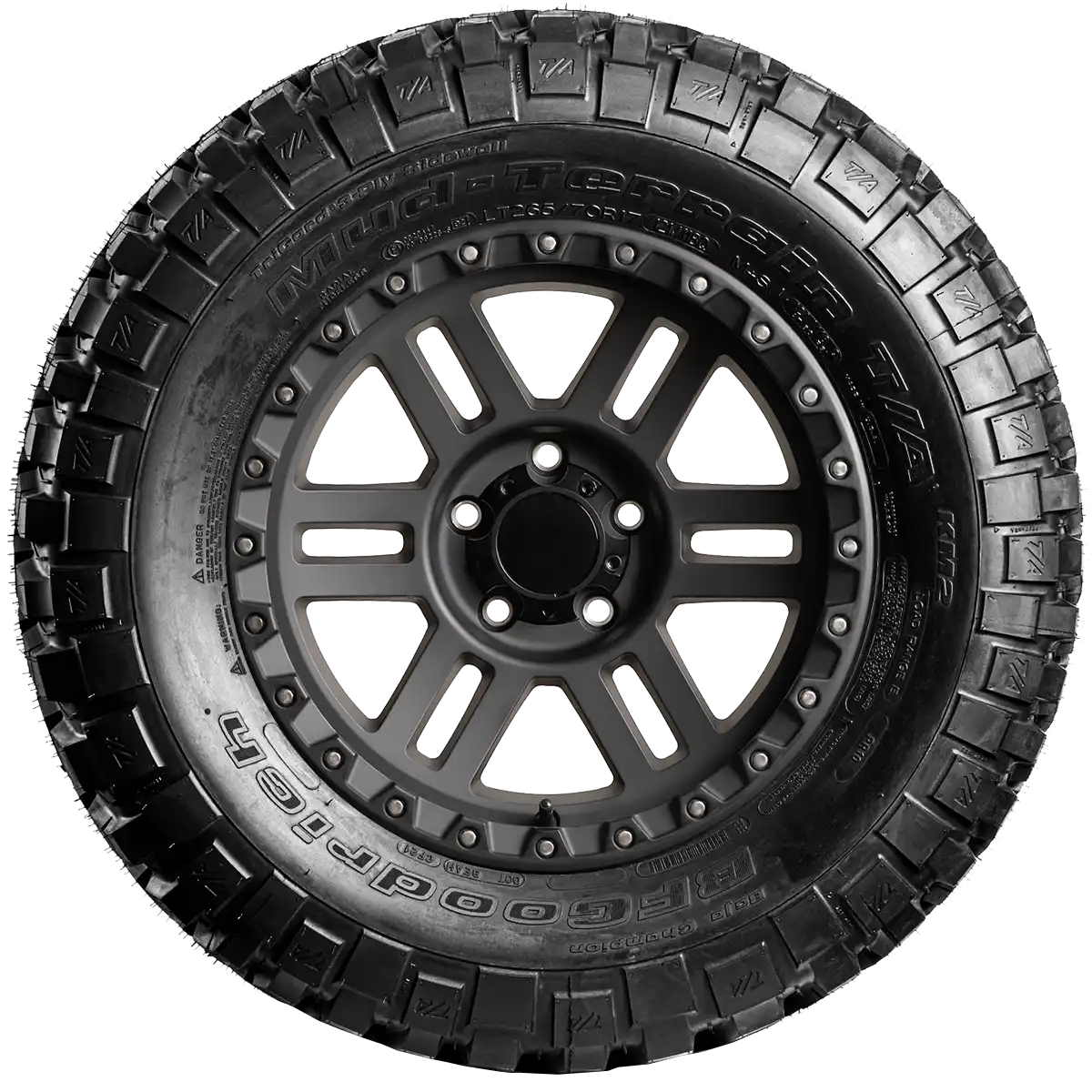 BFGoodrich Mud Terrain TA KM2 17" side tire