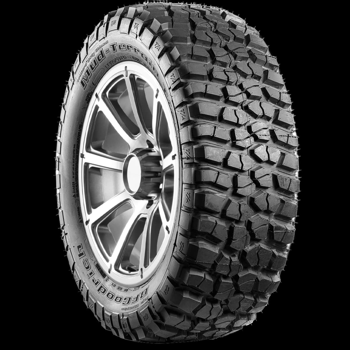 BFGoodrich Mud Terrain TA KM2 20" angled tire