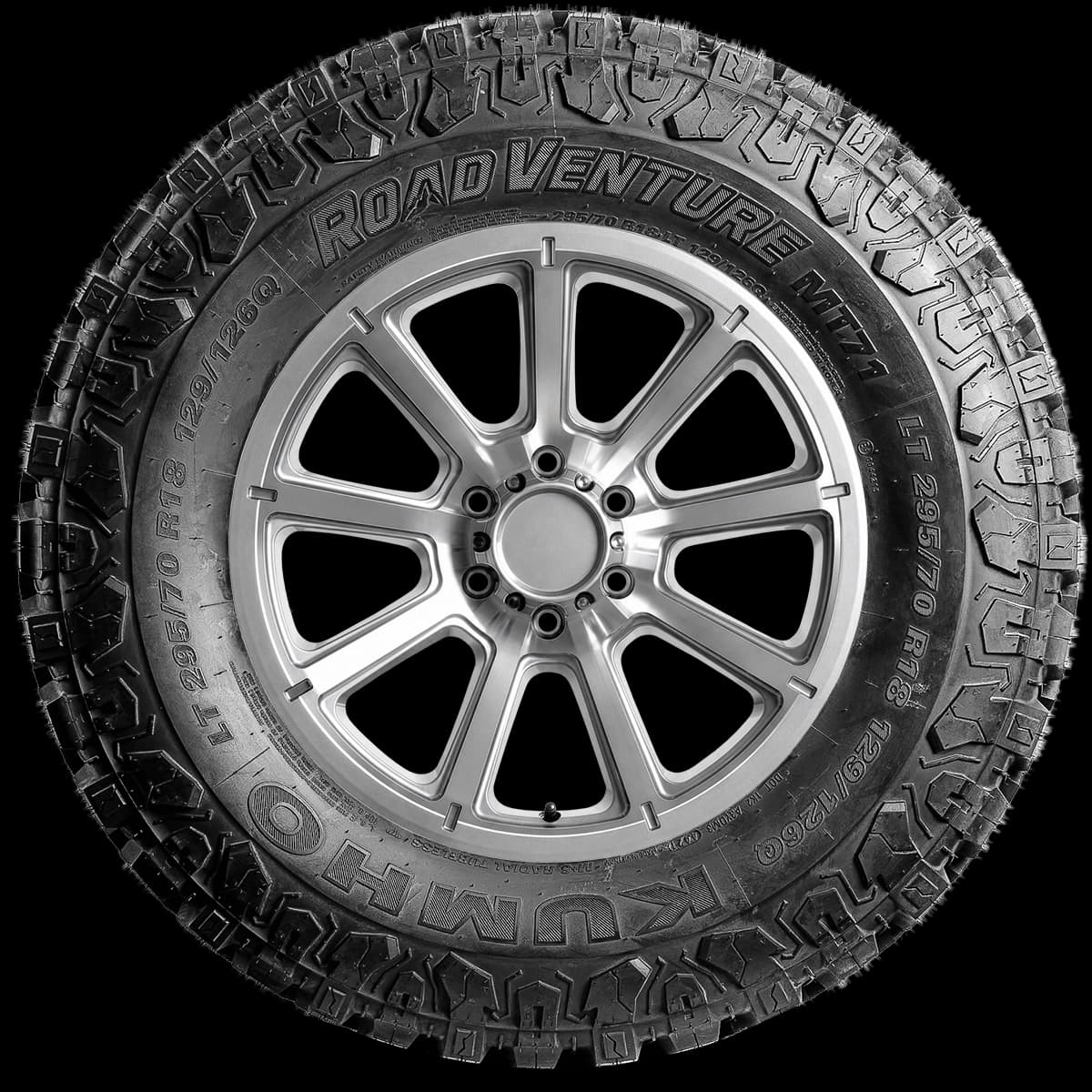 Kumho Road Venture MT KL71 17" side tire