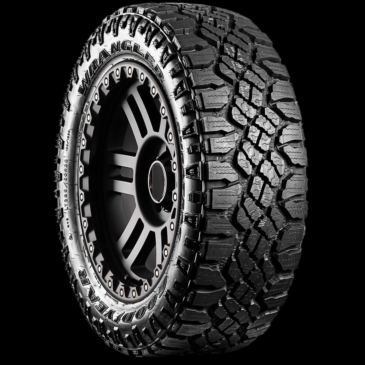 Goodyear Wrangler Duratrac 20" angled tire