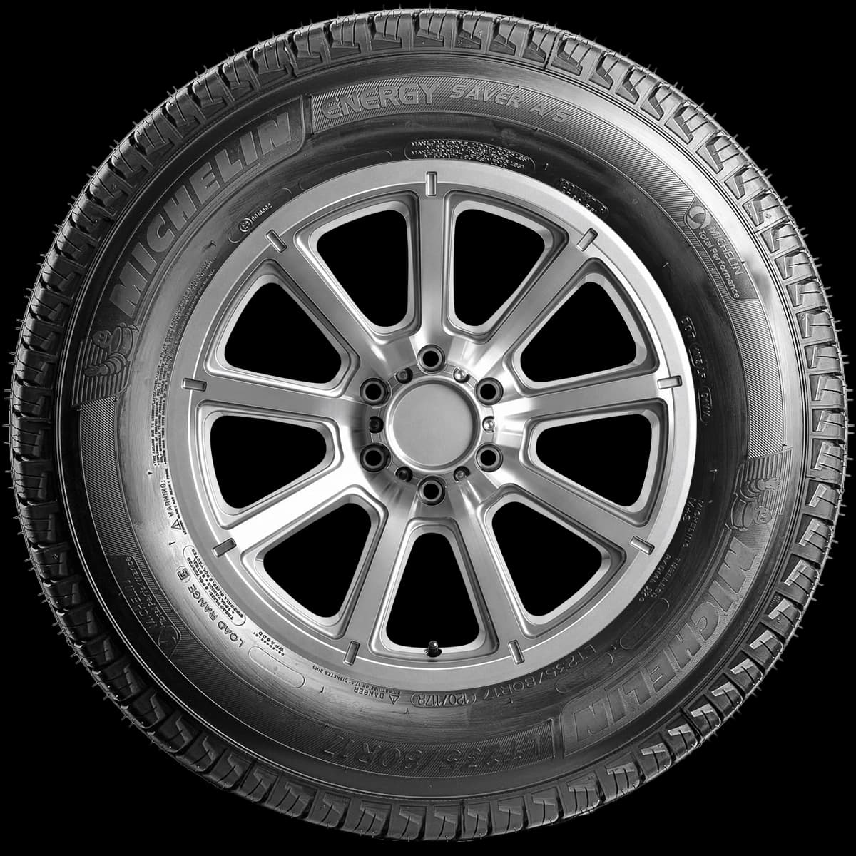 Michelin Energy Saver A/S Green X 17" side tire