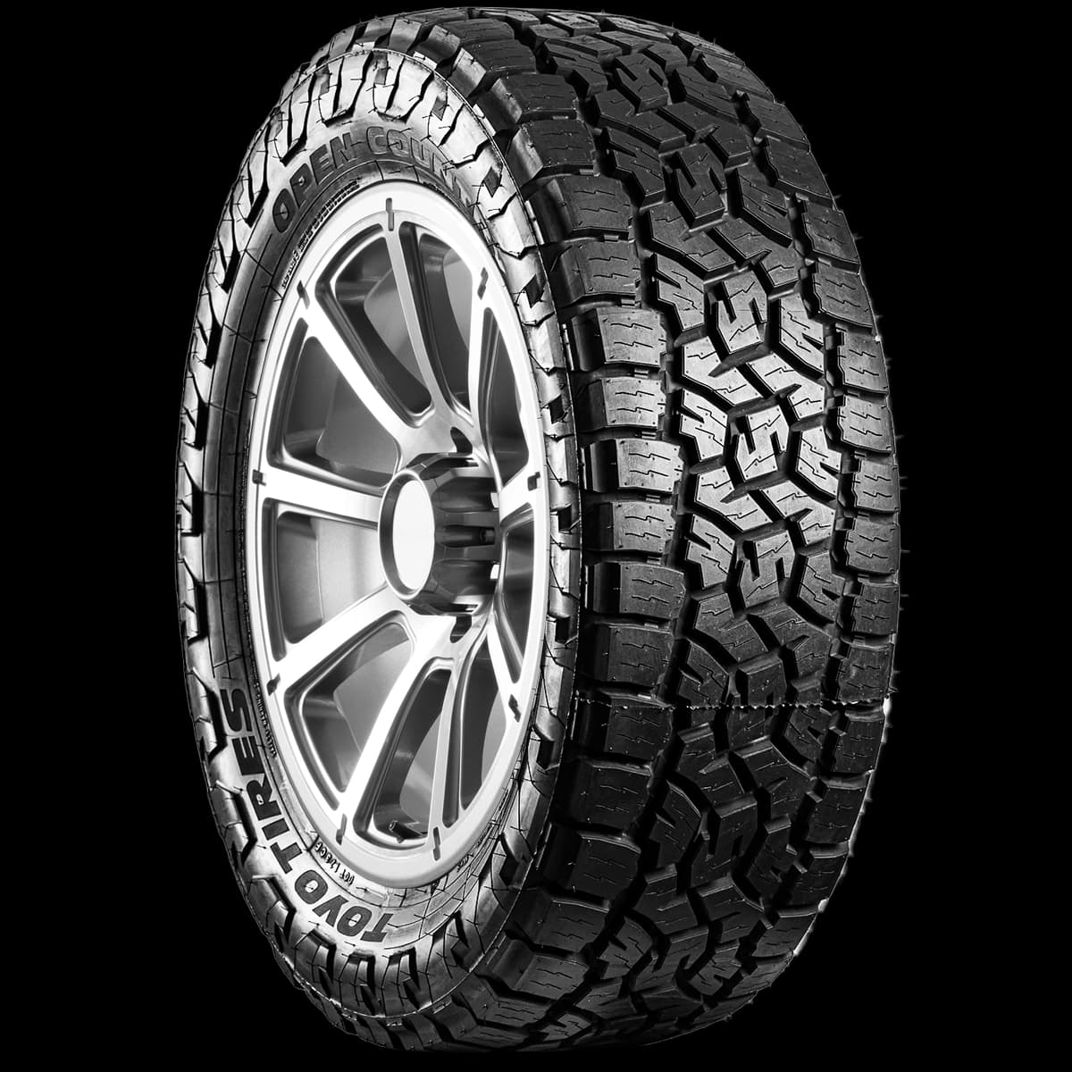 Toyo Open Country A/T 3 EV 20" angled tire