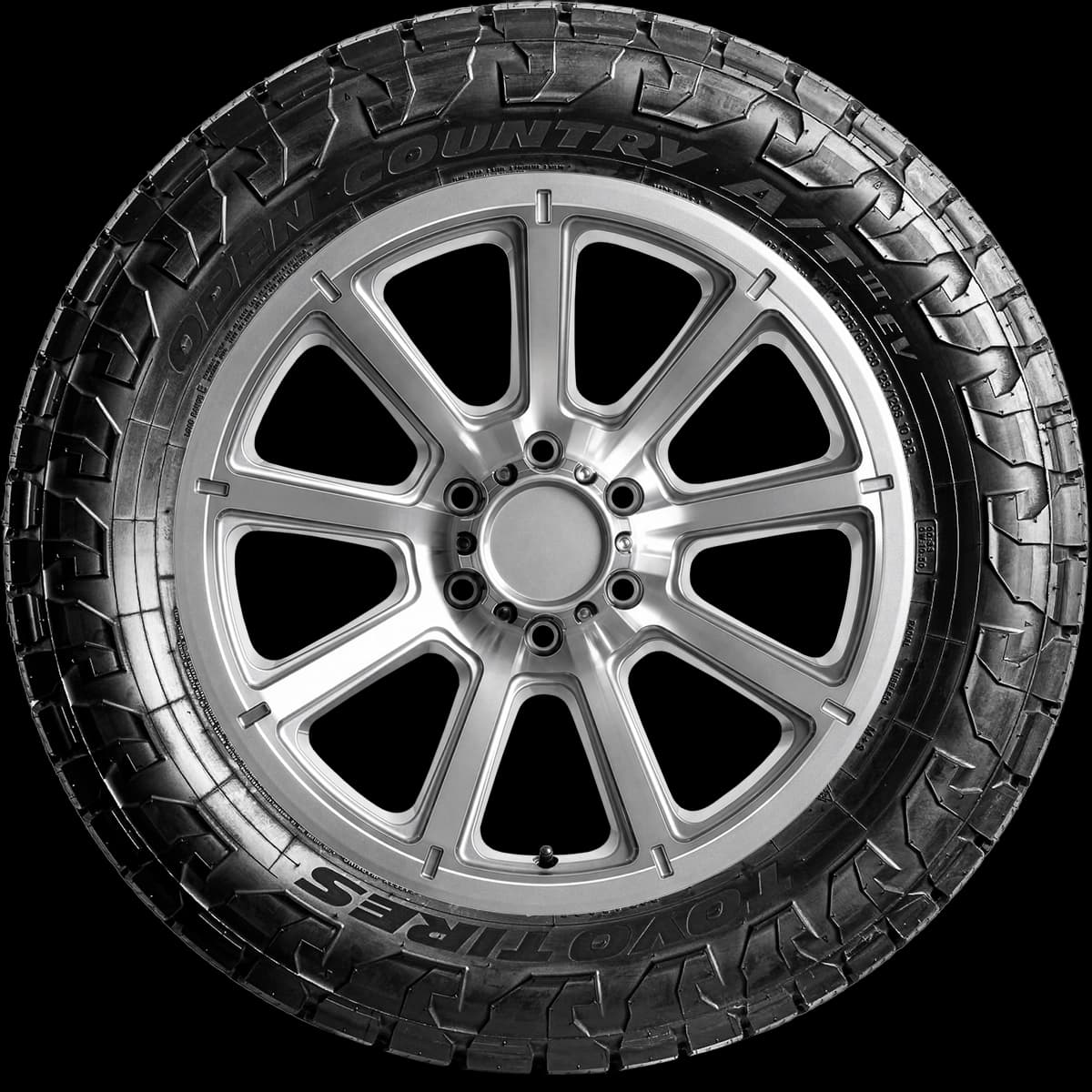 Toyo Open Country A/T 3 EV 20" side tire