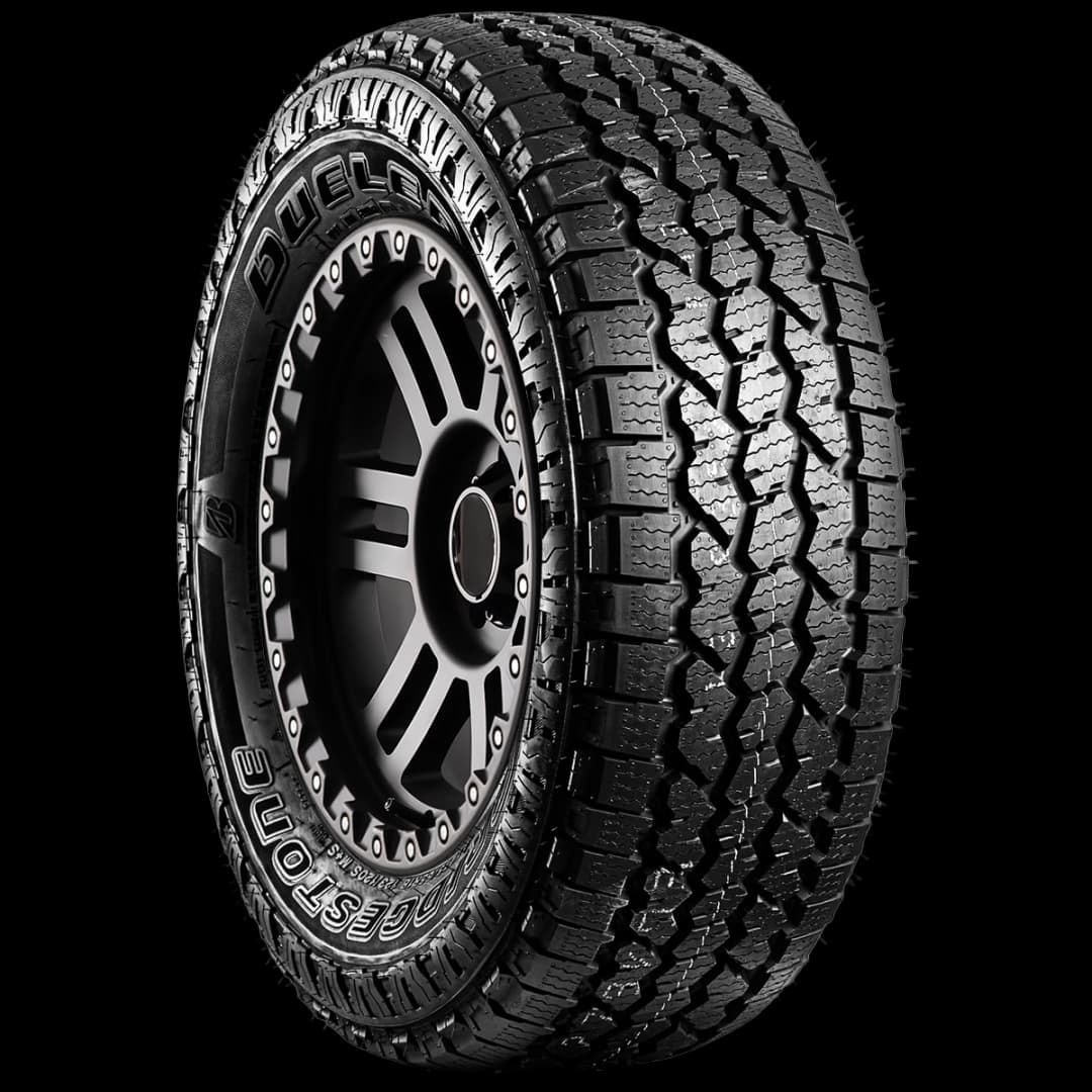 Bridgestone Dueler A/T Ascent 17" angled tire