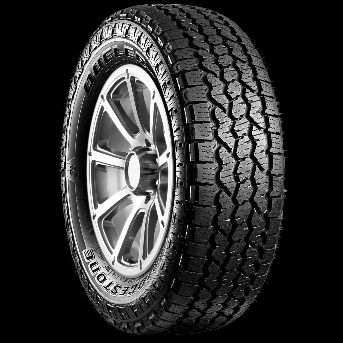 Bridgestone Dueler A/T Ascent 20" angled tire
