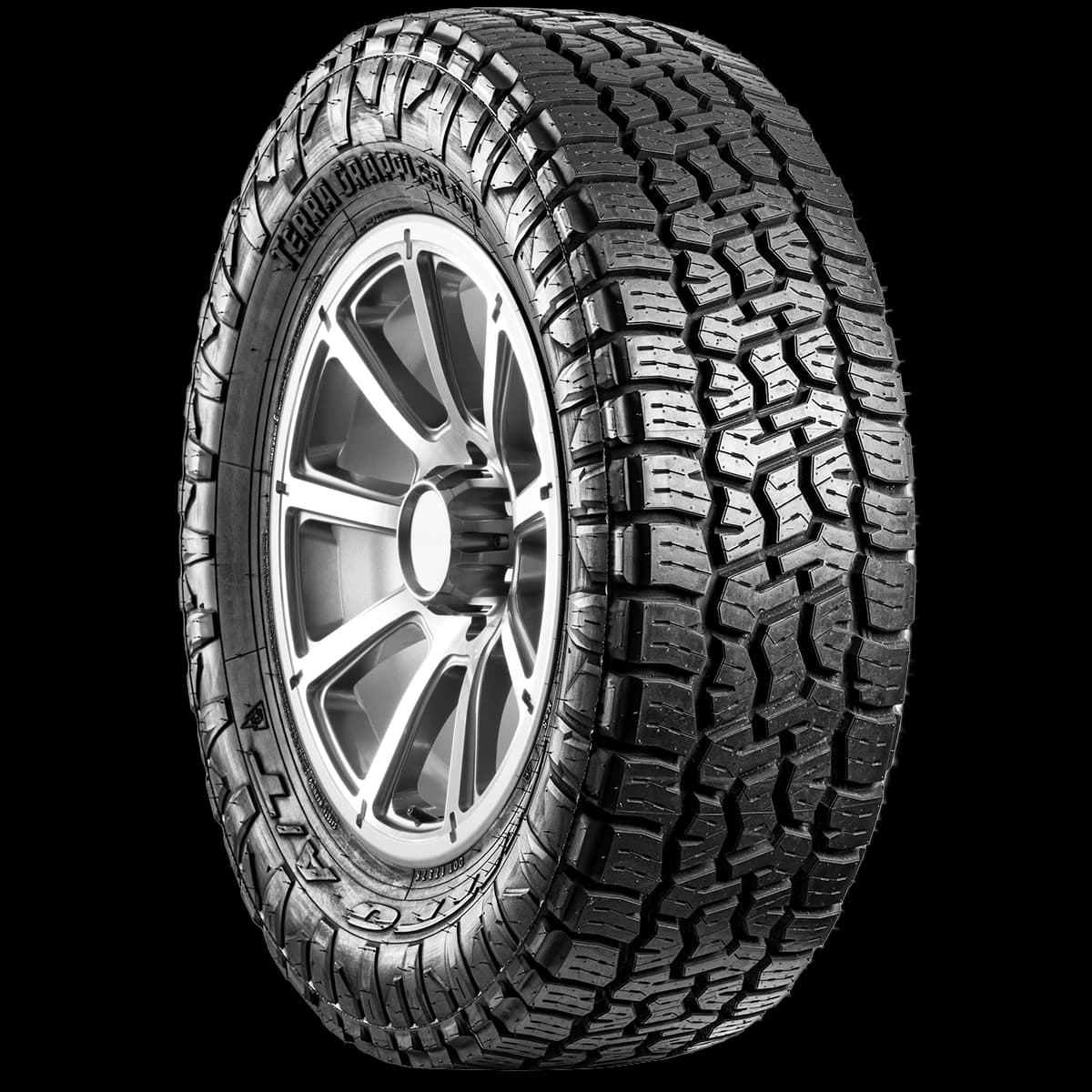 Nitto Terra Grappler G3 17" angled tire