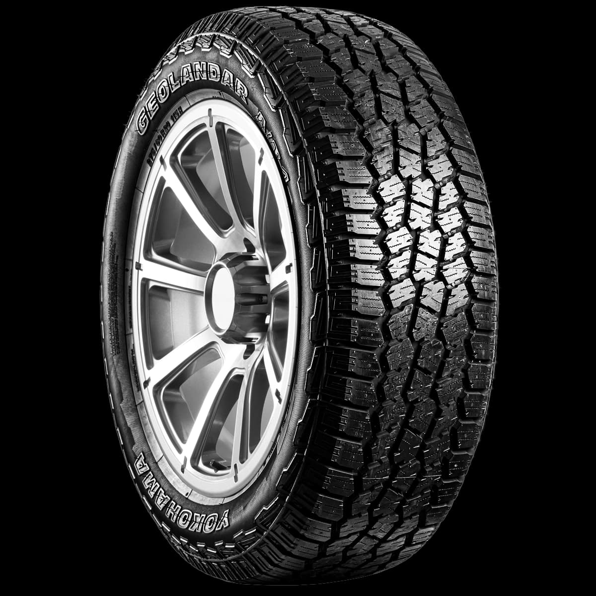 Yokohama Geolandar AT4 20" angled tire