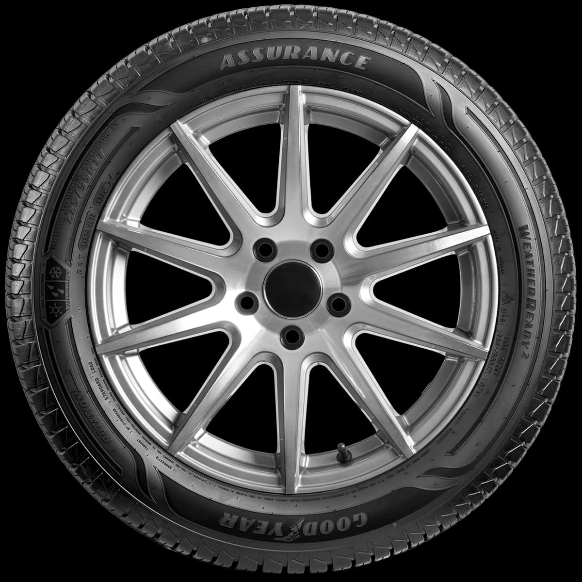 Goodyear Assurance WeatherReady 2 17" side tire