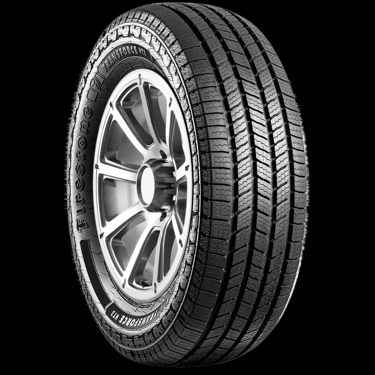 Firestone Transforce HT3 20" angled tire