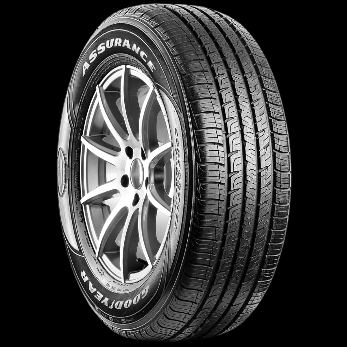 Goodyear Assurance ComforTred Touring 17" angled tire