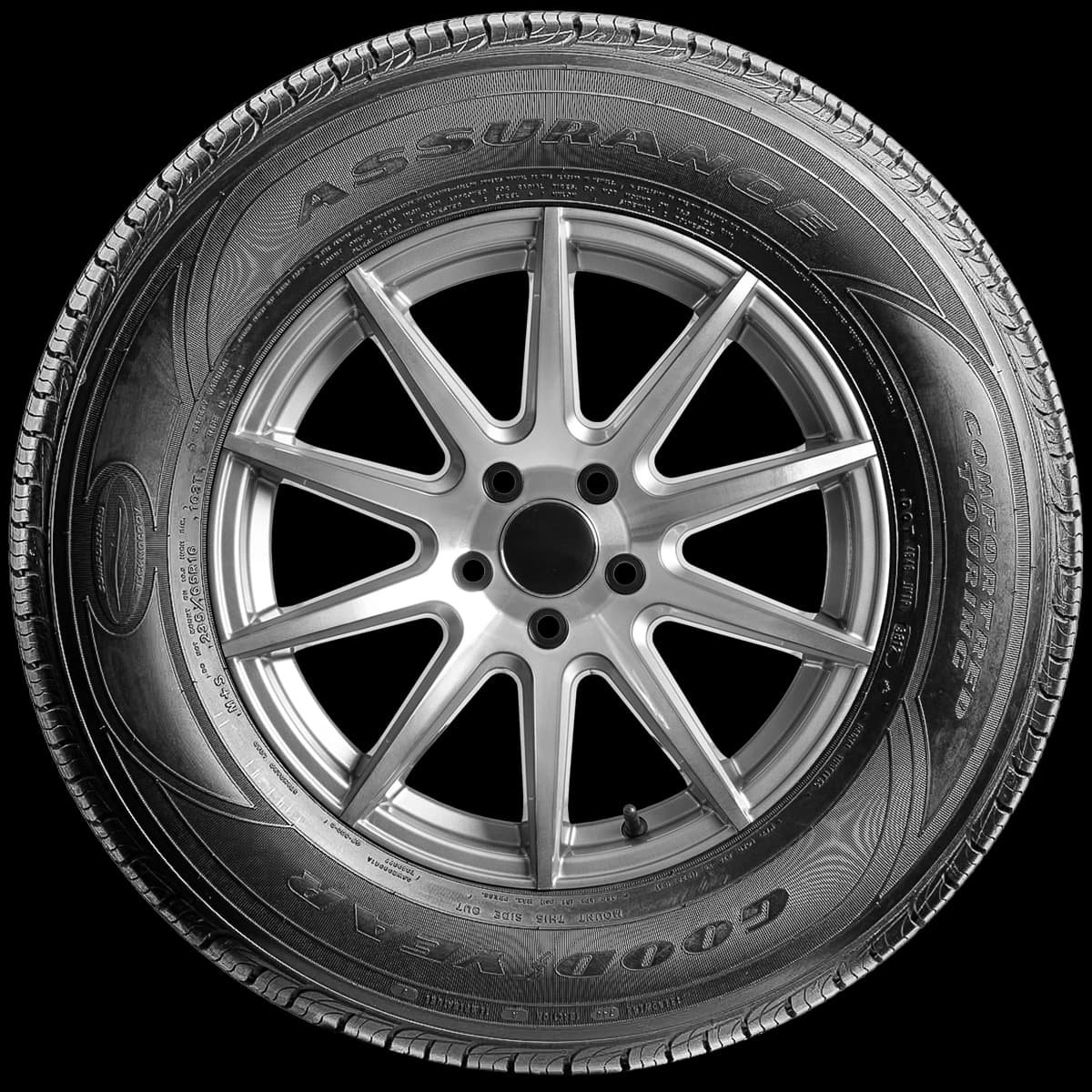 Goodyear Assurance ComforTred Touring 17" side tire