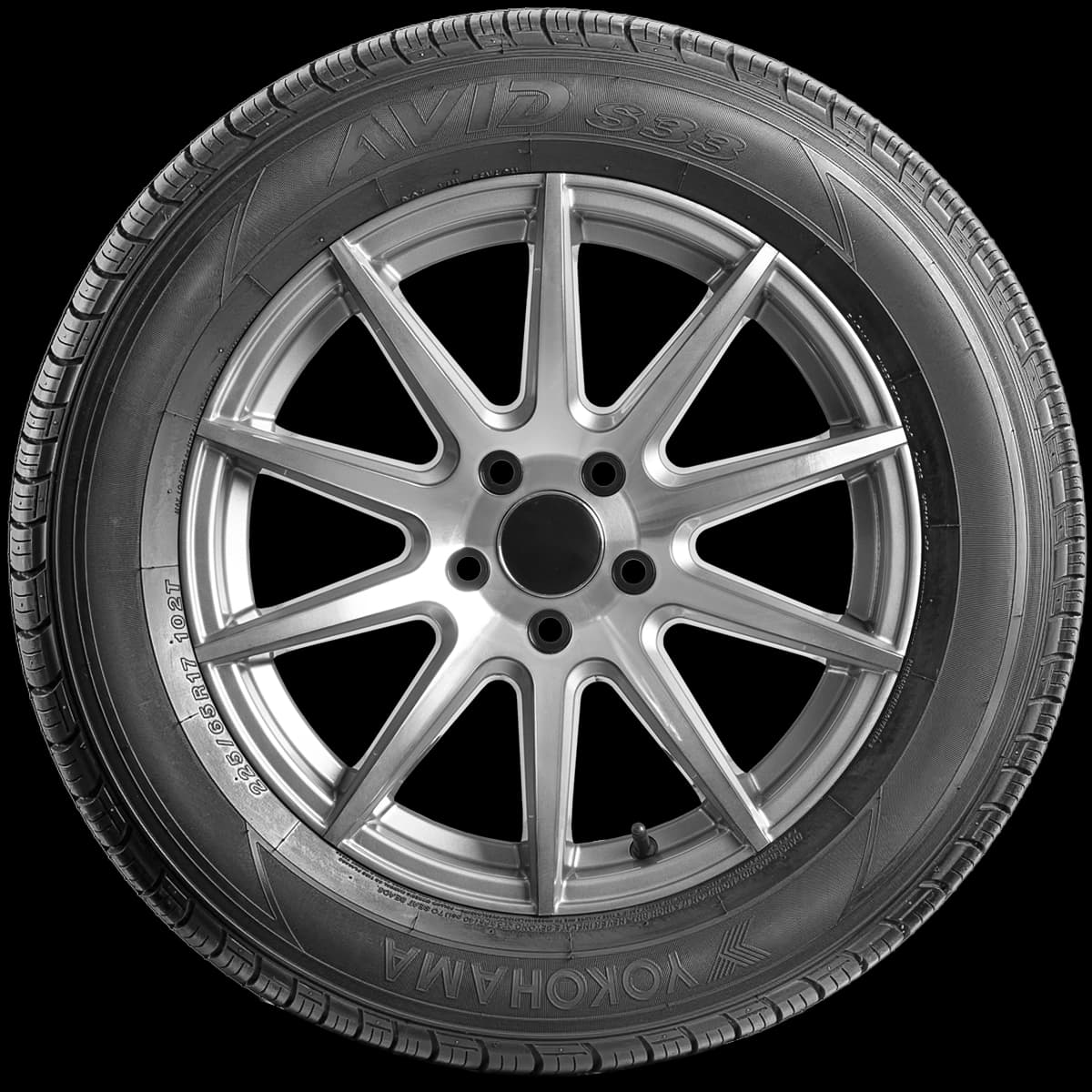 Yokohama Avid S33B 17" side tire
