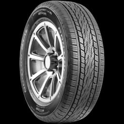 Continental CrossContact LX20 with Eco Plus Technology 20" angled tire