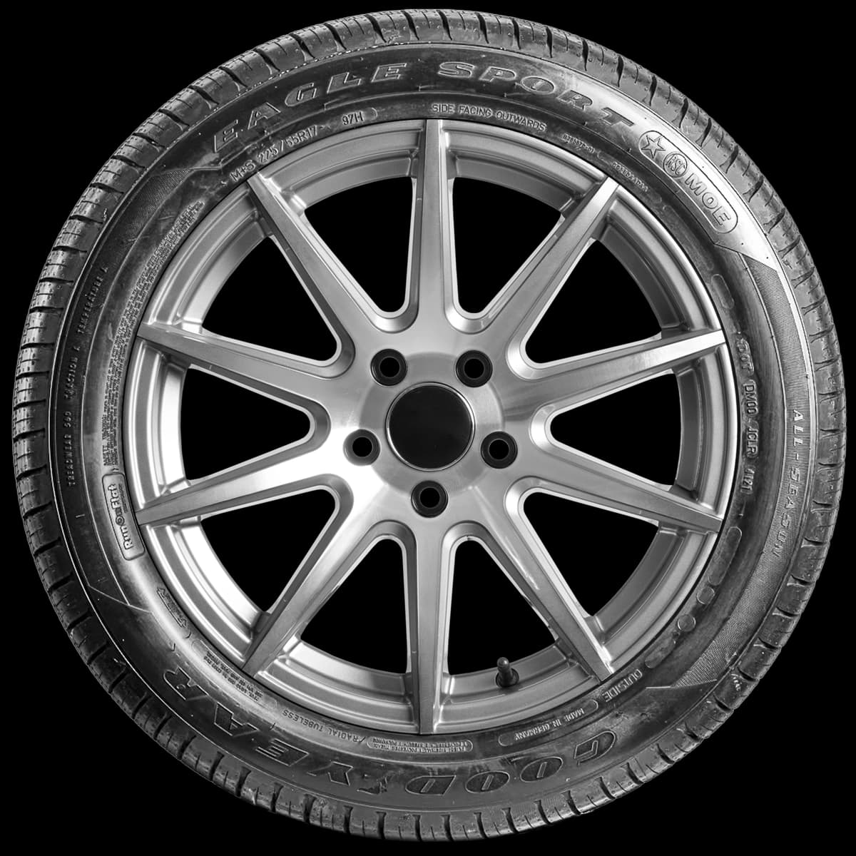 Goodyear Eagle Sport AS 17" side tire