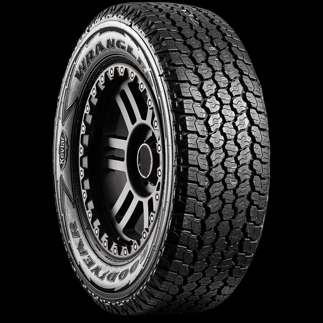 Goodyear Wrangler All-Terrain Adventure with Kevlar 17" angled tire