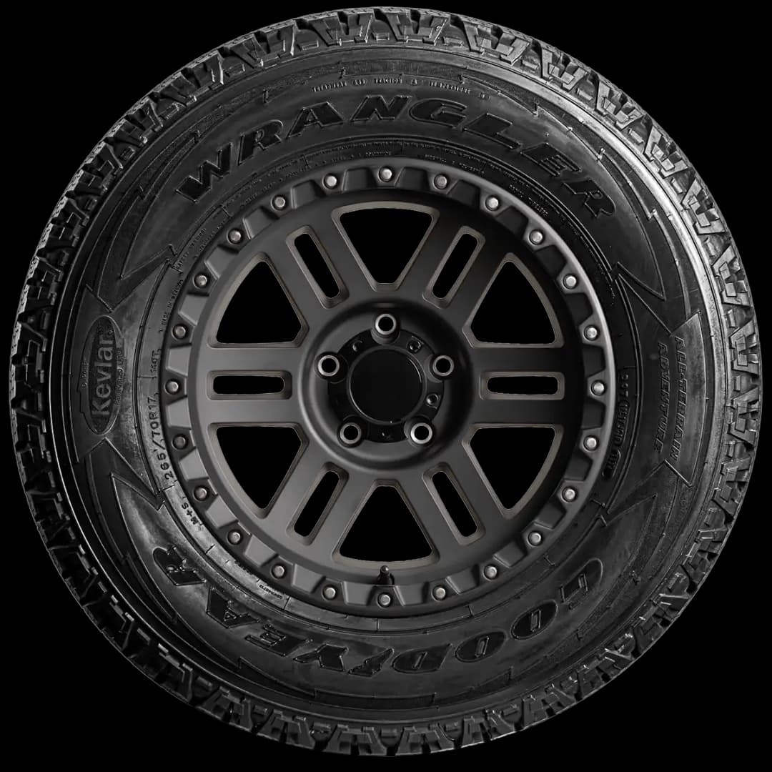 Goodyear Wrangler All-Terrain Adventure with Kevlar 17" side tire