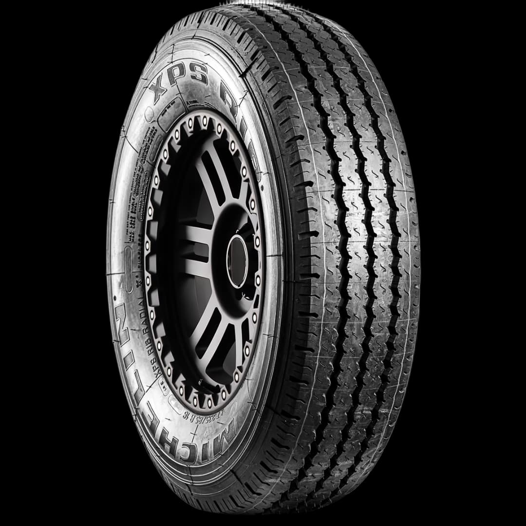 Michelin XPS Rib 17" angled tire