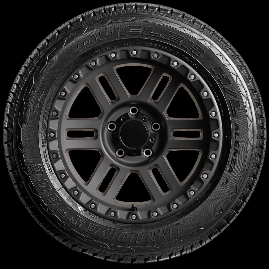 Bridgestone Dueler HL Alenza Plus 17" side tire