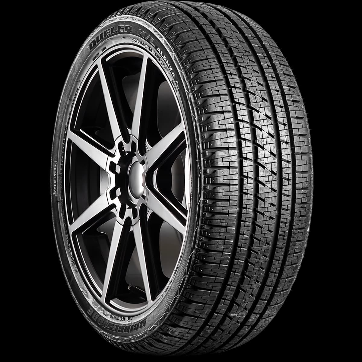 Bridgestone Dueler HL Alenza Plus 20" angled tire