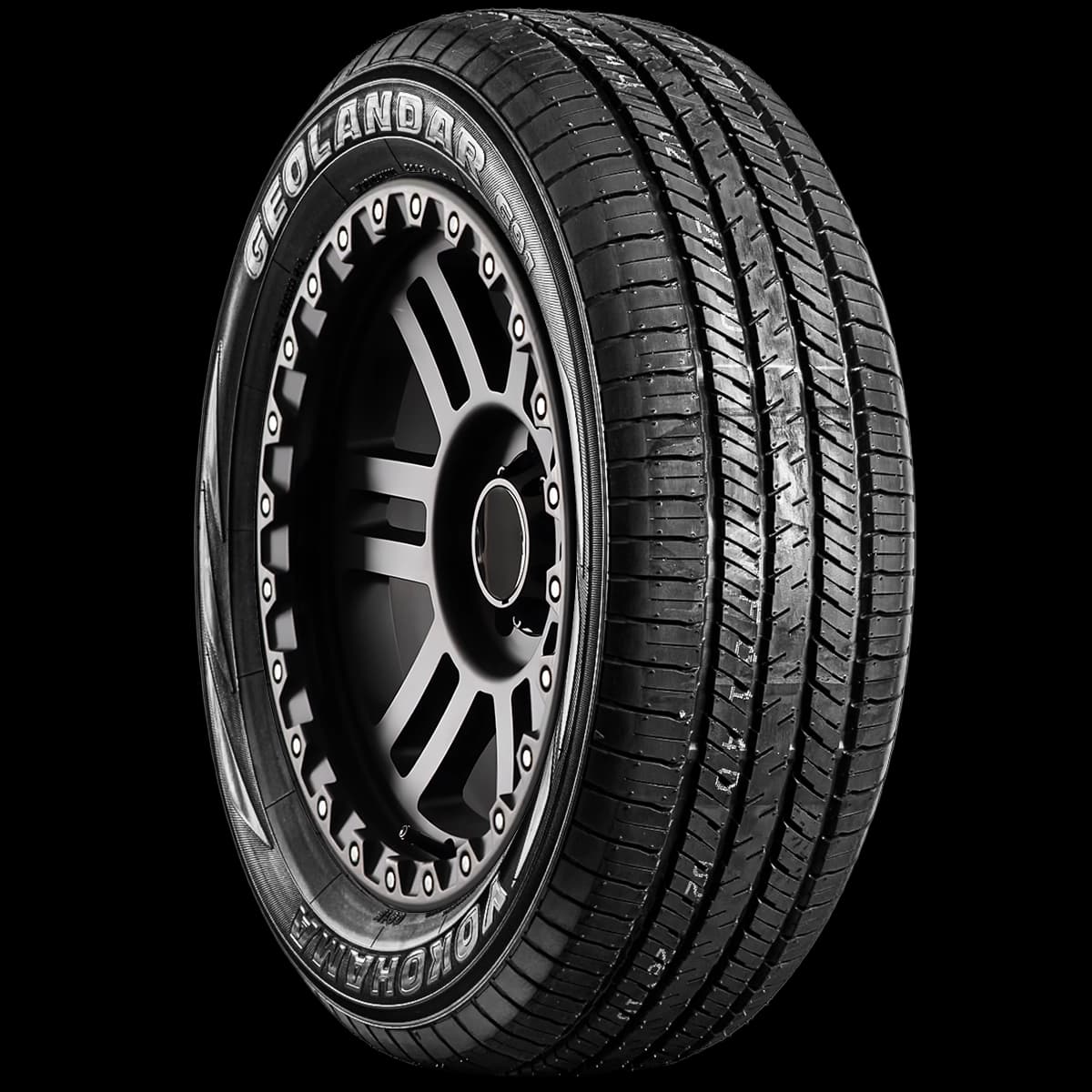 Yokohama Geolander G91F 17" angled tire