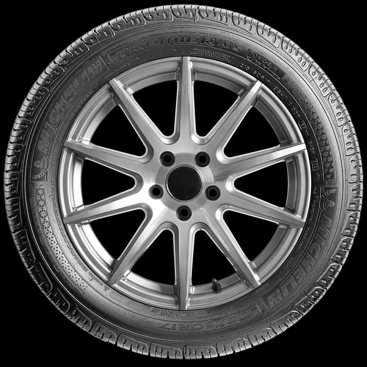 Michelin Premier A/S 17" side tire