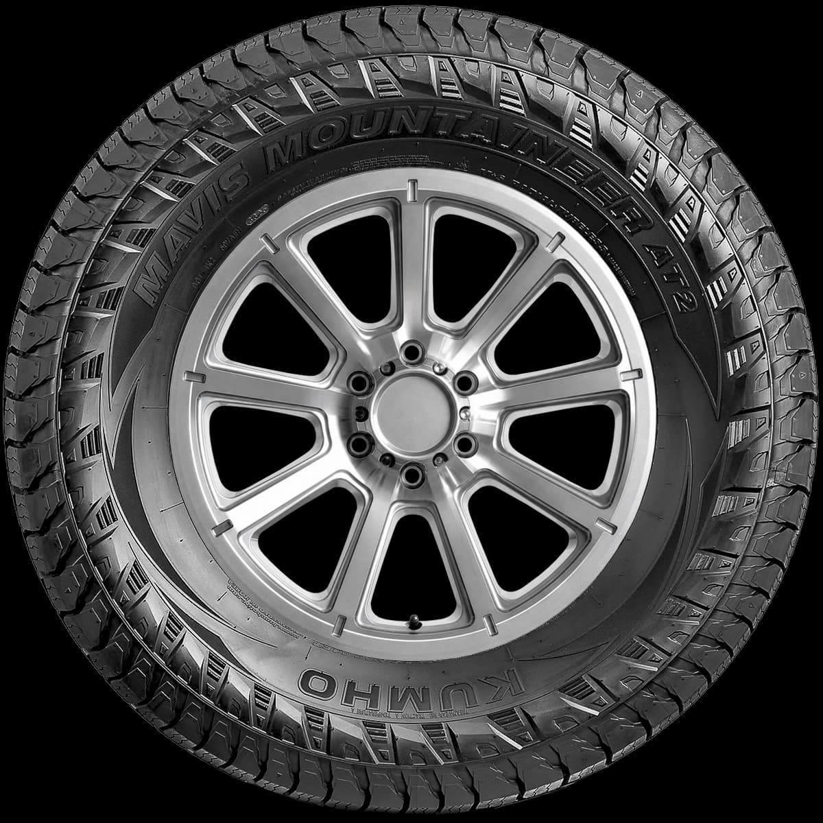 Mavis Mountaineer A/T2 17" side tire