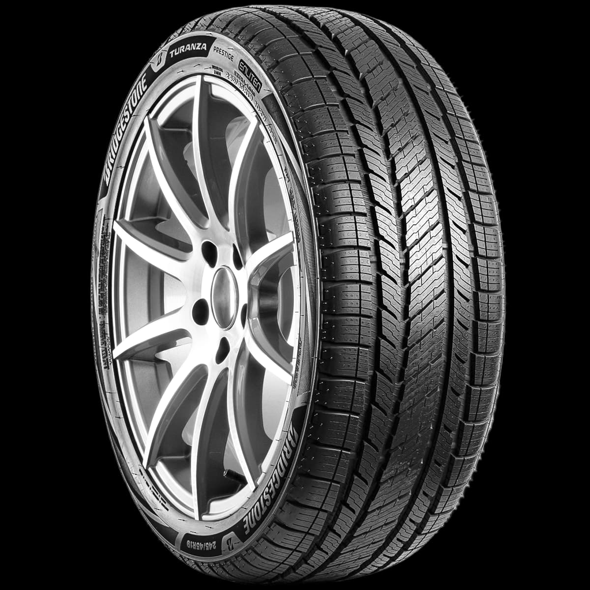 Bridgestone Turanza Prestige 20" angled tire