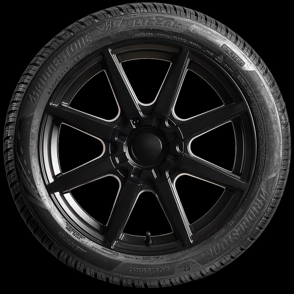 Bridgestone Blizzak 6 17" side tire