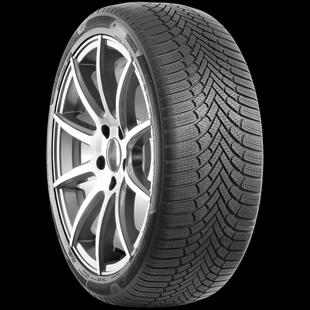 Bridgestone Blizzak 6 20" angled tire