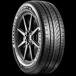 Firestone Affinity AS 17" angled tire