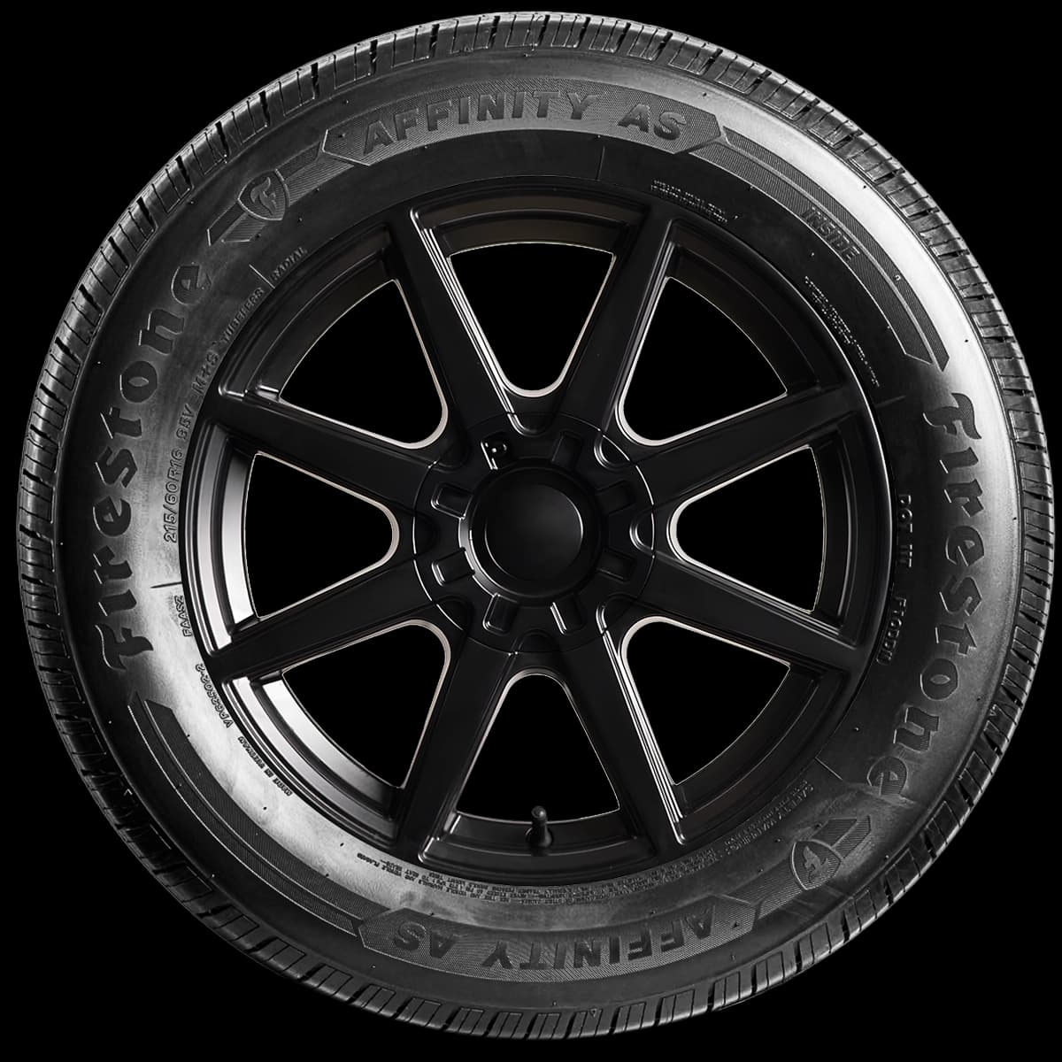 Firestone Affinity AS 17" side tire