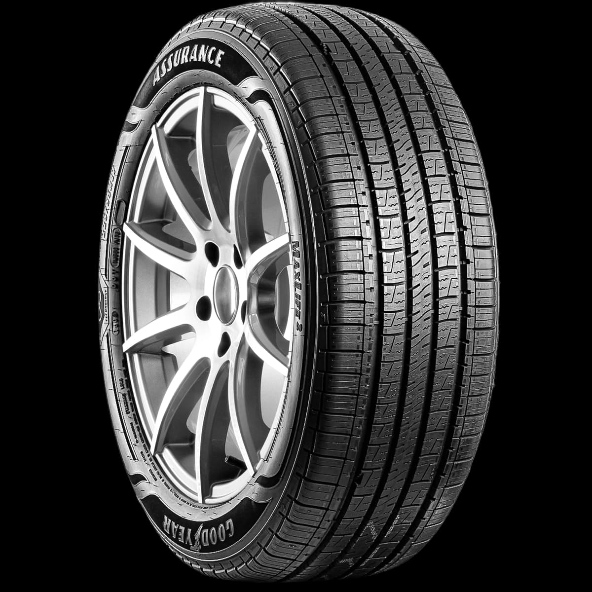 Goodyear Assurance MaxLife 2 17" angled tire