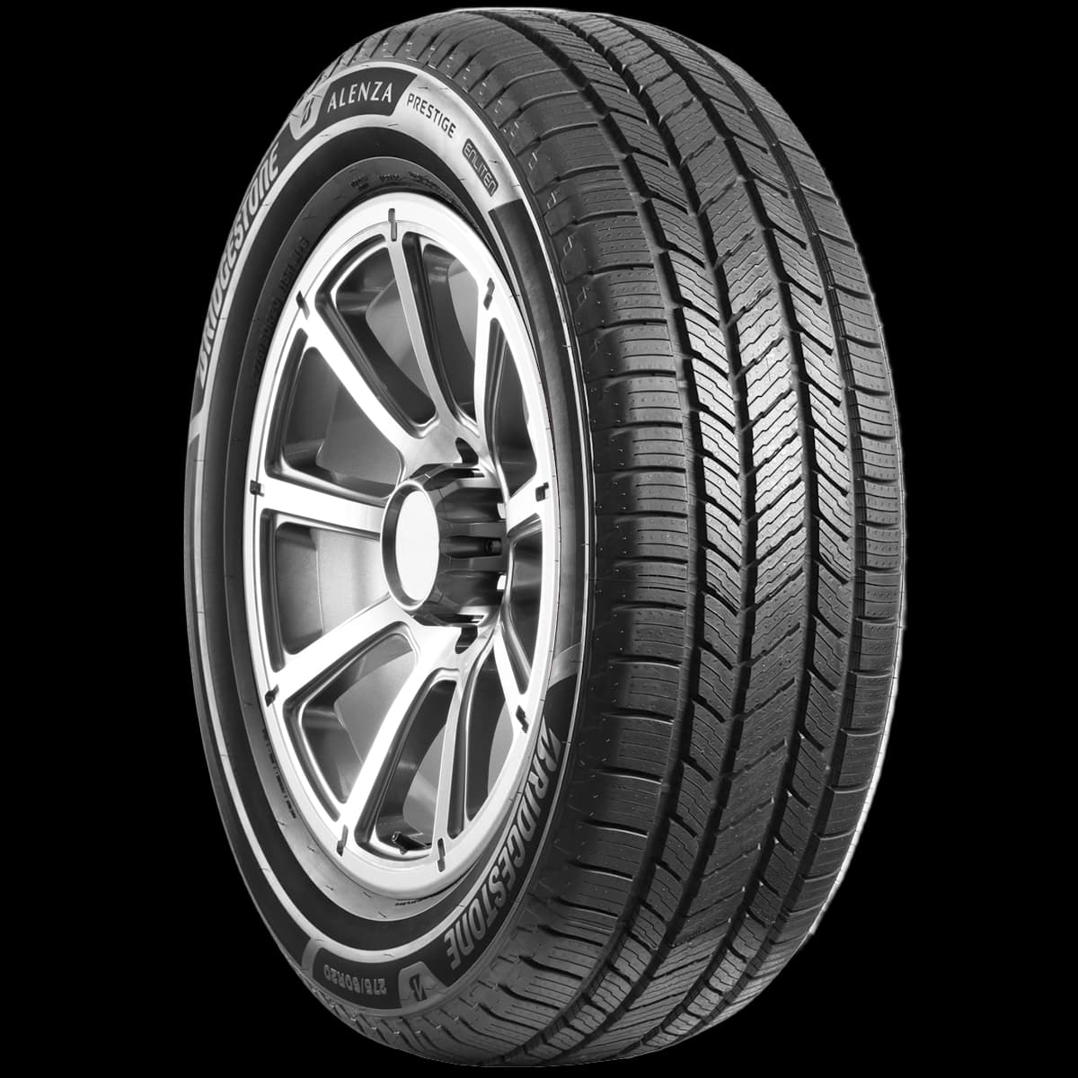 Bridgestone Alenza Prestige 20" angled tire