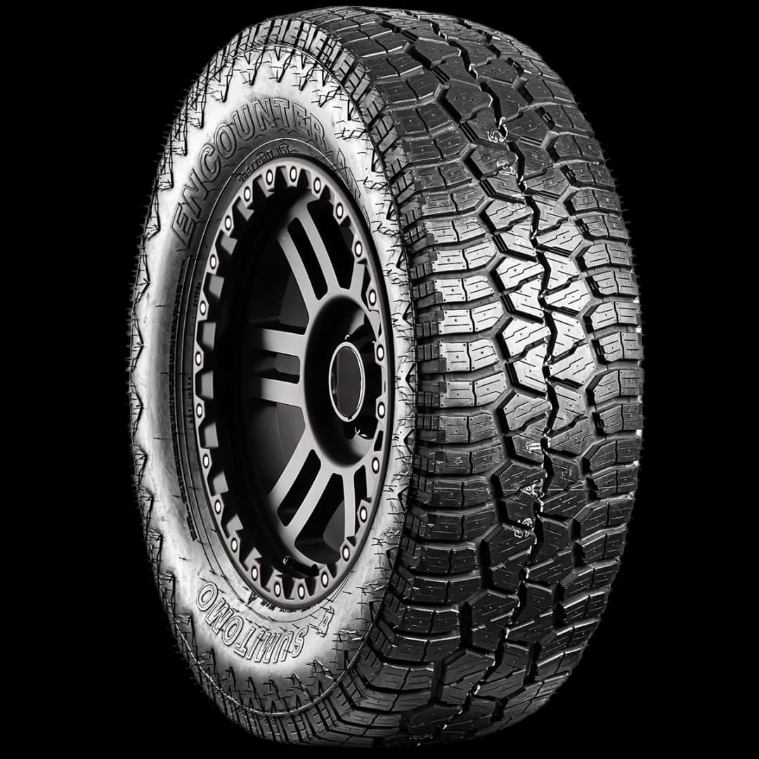 Sumitomo Encounter AT2 17" angled tire