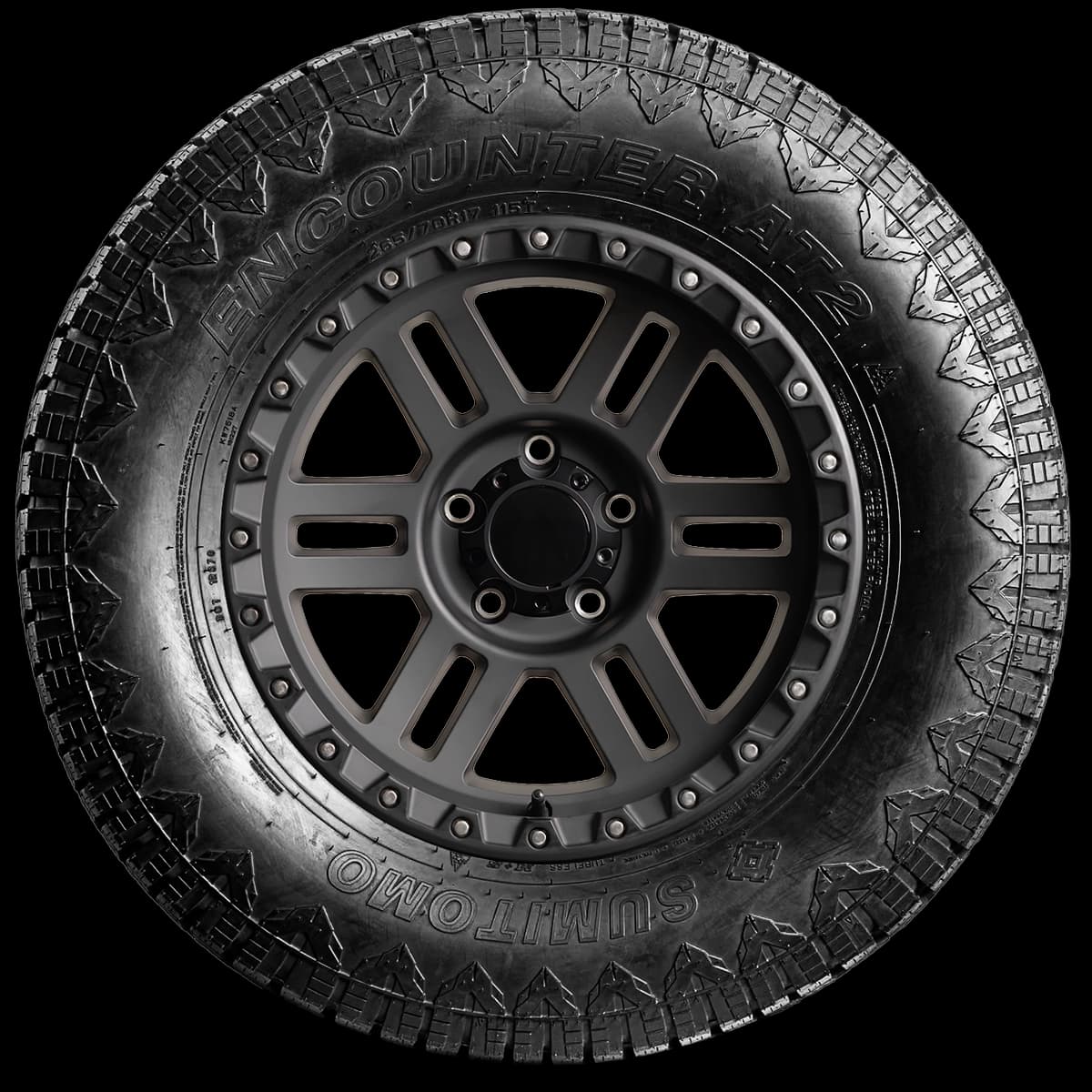 Sumitomo Encounter AT2 17" side tire