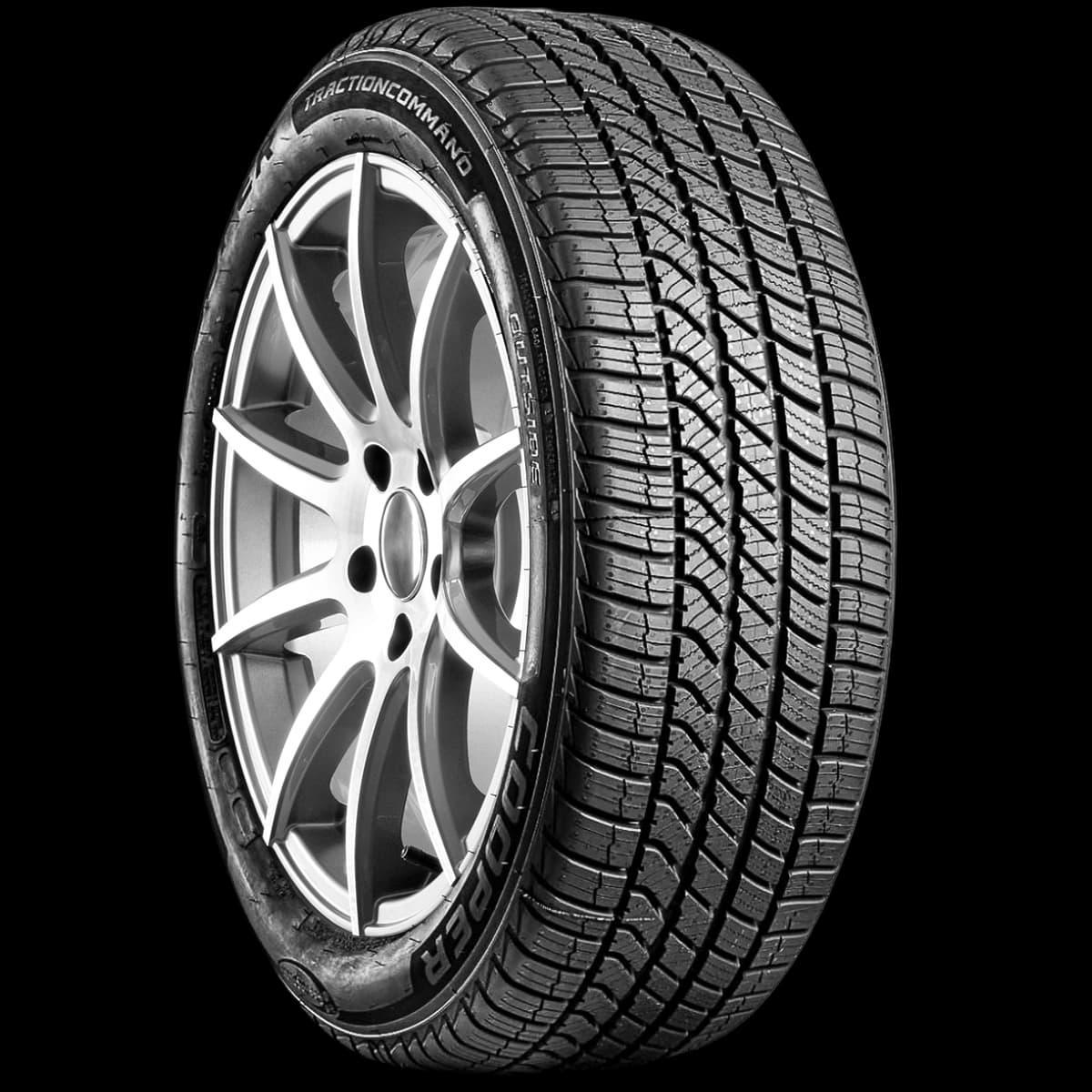 Cooper Traction Command 17" angled tire