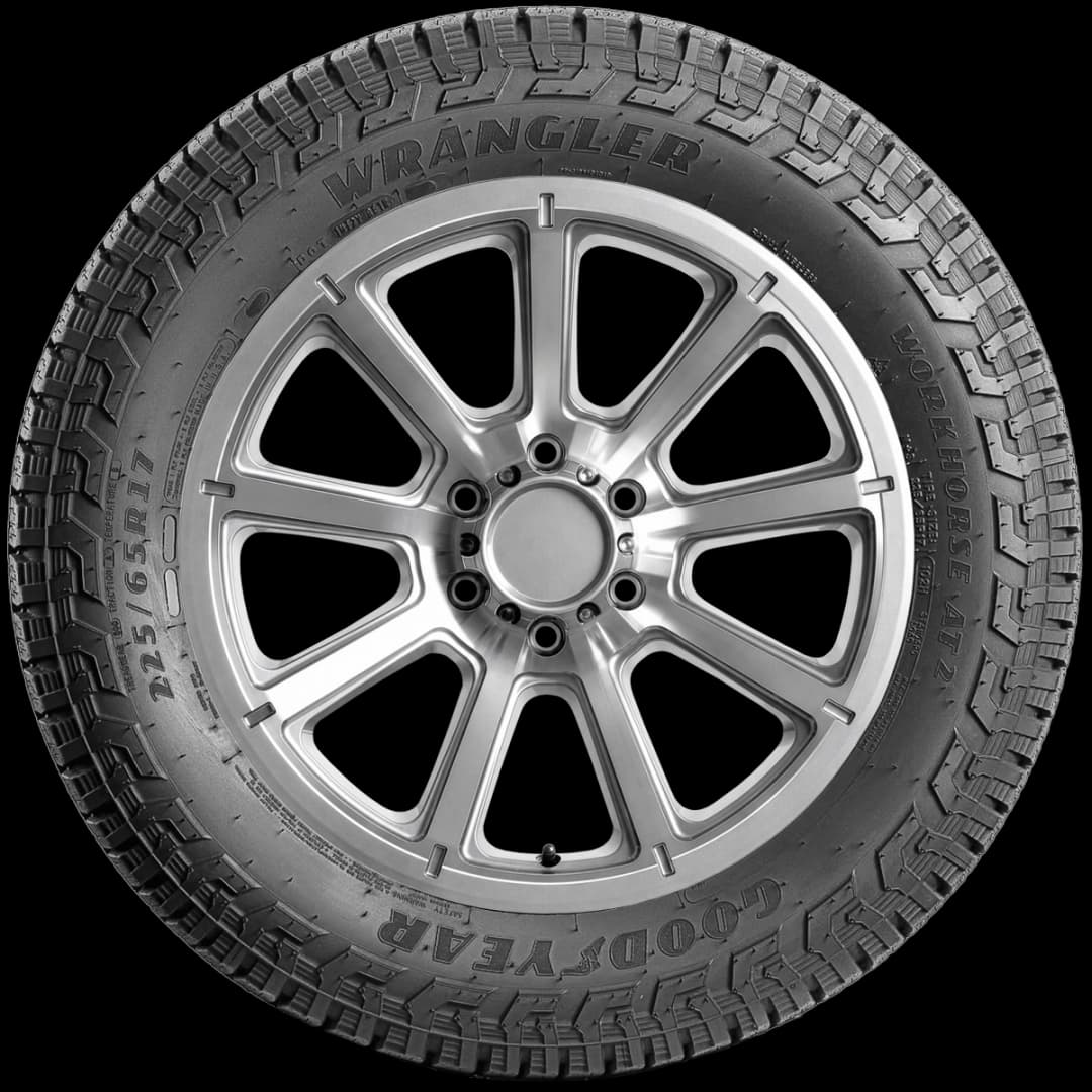 Goodyear Wrangler Workhorse AT 2 17" side tire