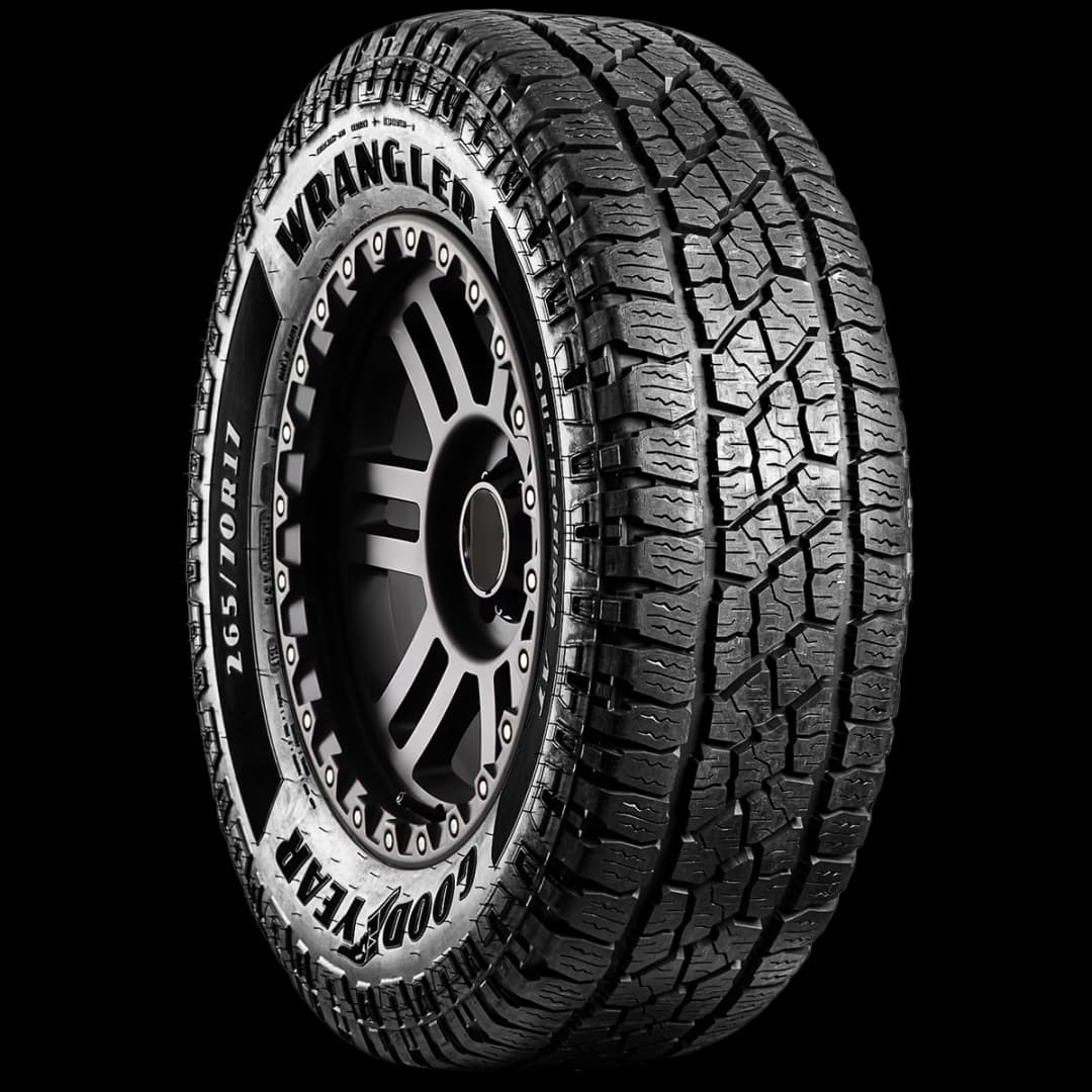 Goodyear Wrangler Outbound AT 17" angled tire