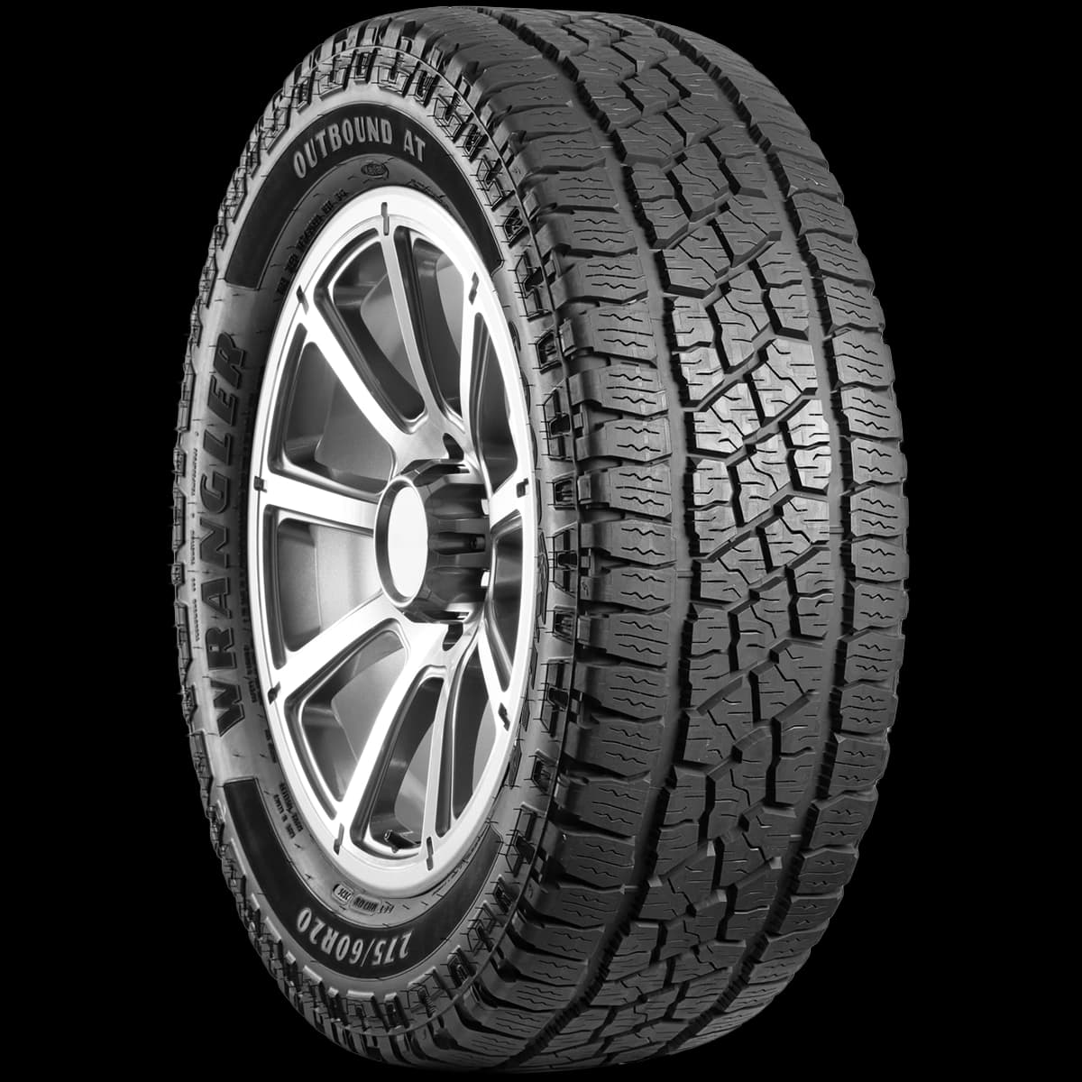 Goodyear Wrangler Outbound AT 20" angled tire