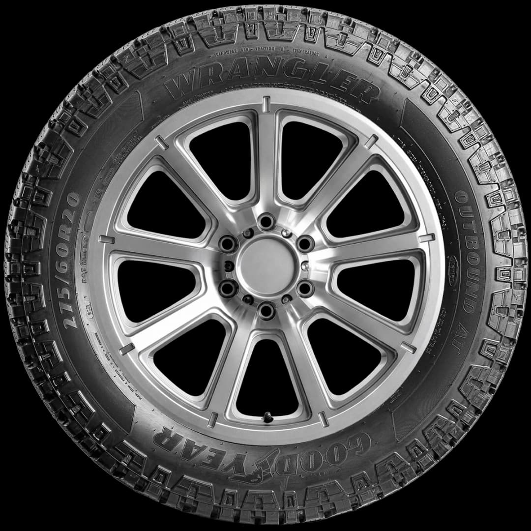 Goodyear Wrangler Outbound AT 20" side tire
