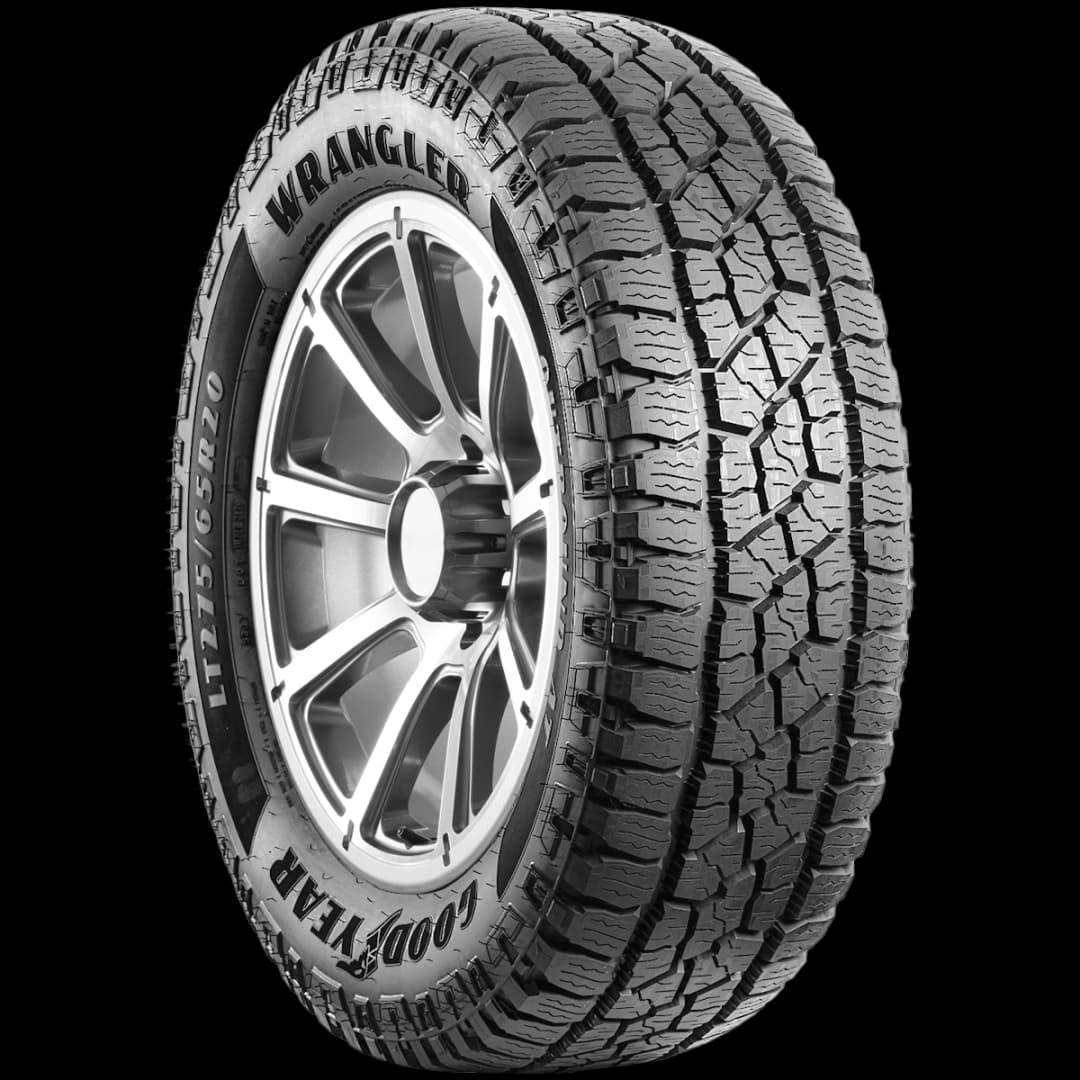 Goodyear Wrangler Outbound AT 20" angled tire