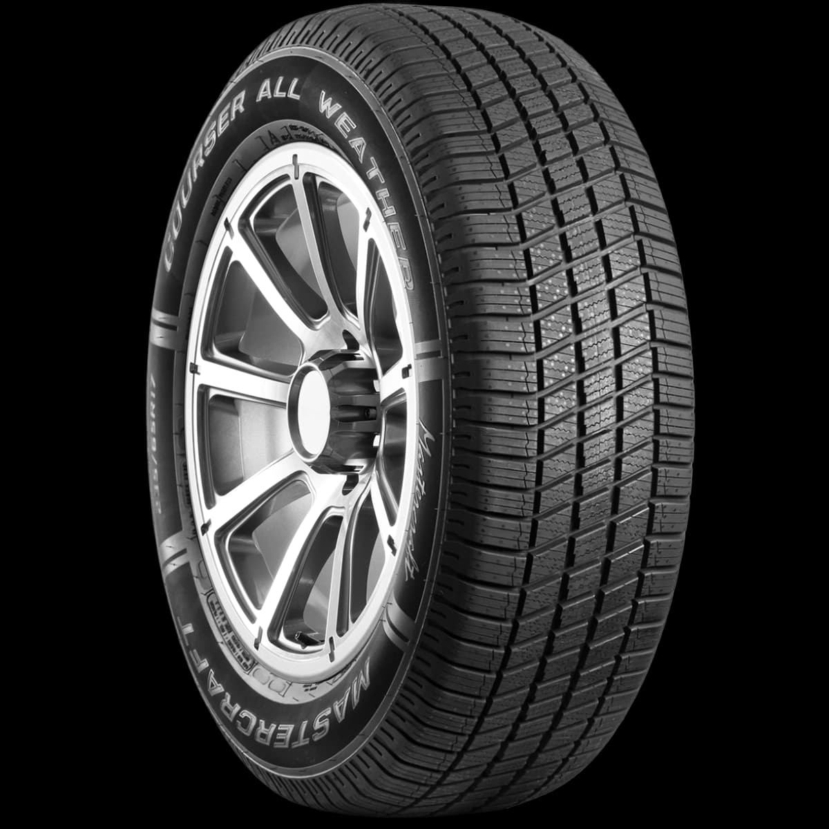 Mastercraft Courser AllWeather 17" angled tire