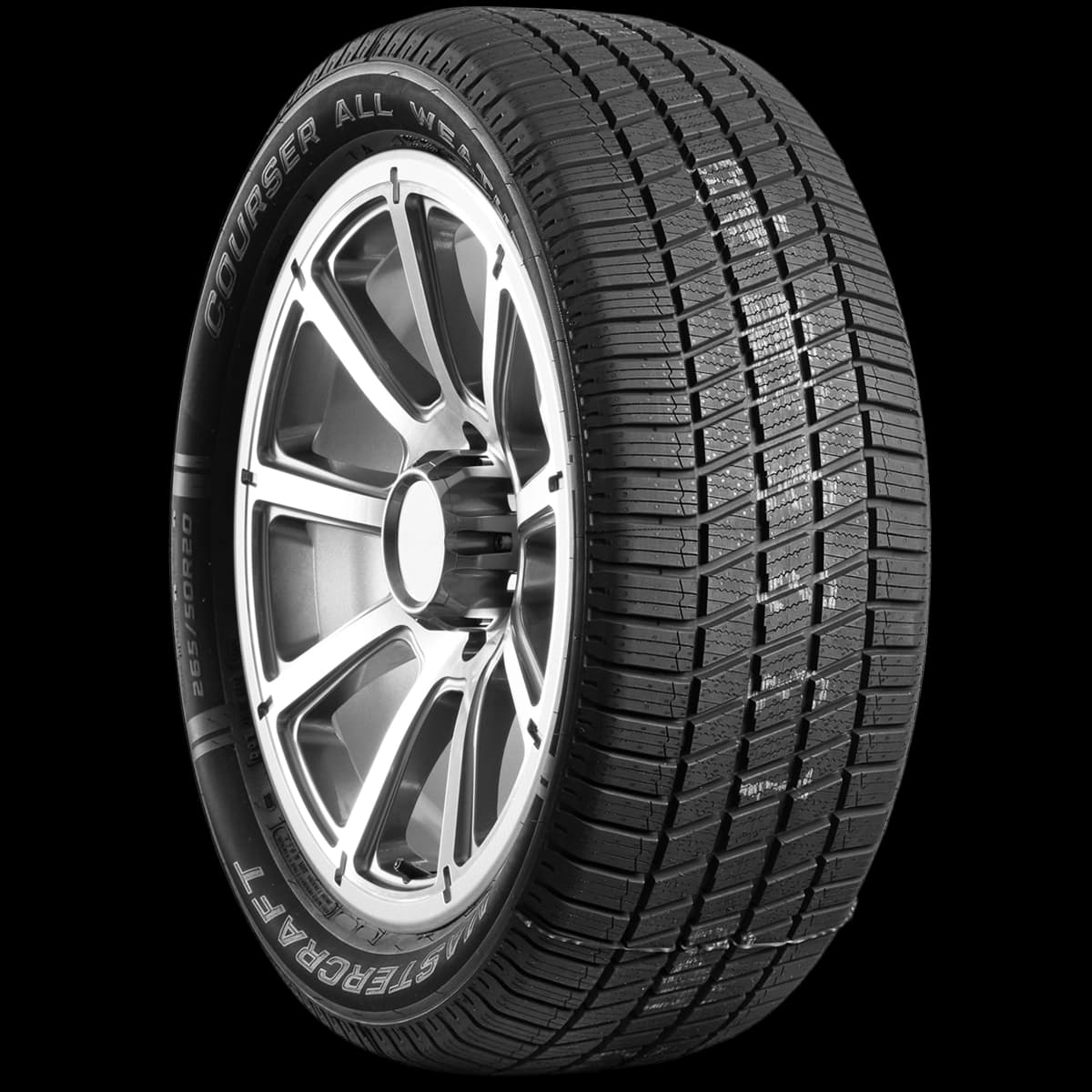 Mastercraft Courser AllWeather 20" angled tire
