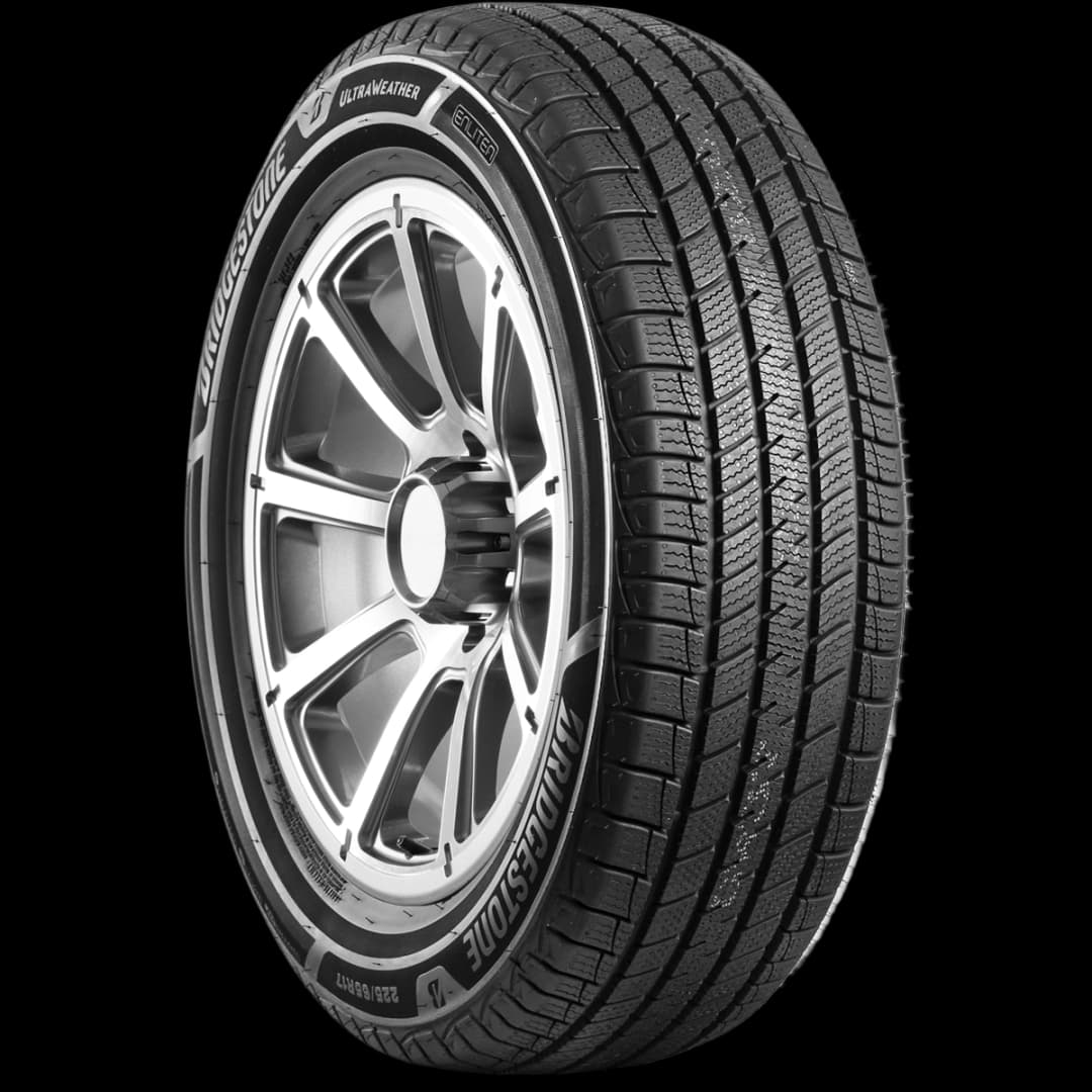 Bridgestone Ultraweather 17" angled tire