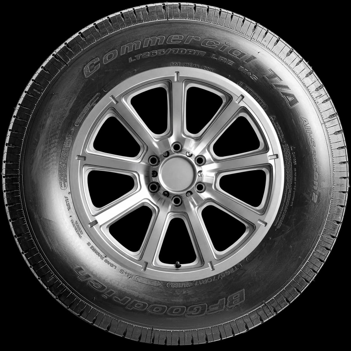 BFGoodrich Commercial T/A All-Season 2 17" side tire